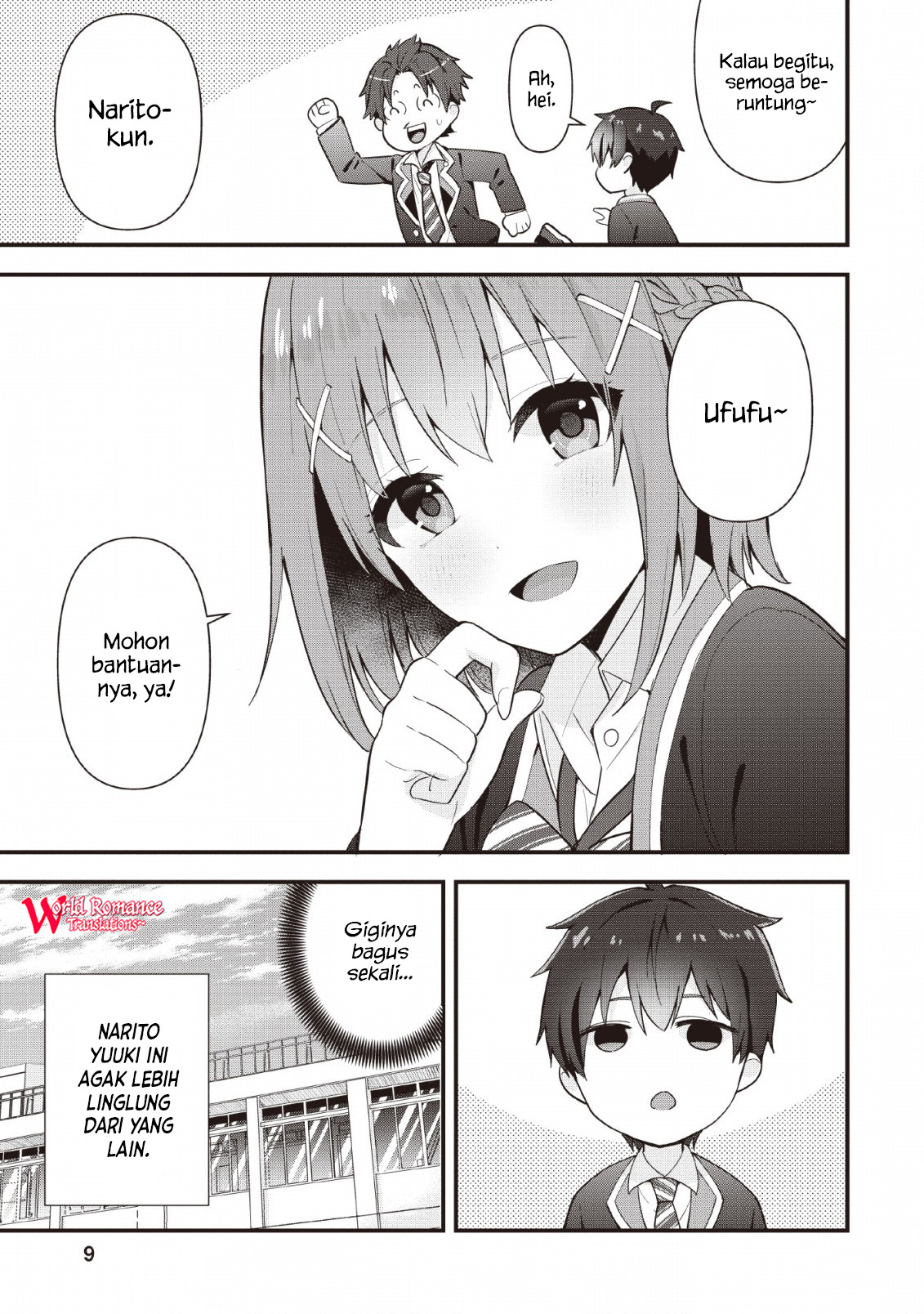 The Cute Girl Sitting Next to Me Is Trying to Make Me Fall in Love With Her as a Way to Ridicule Me, but the Tables Were Turned on Her Before She Knew It Chapter 01 Gambar 9